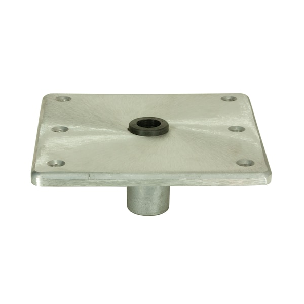 Springfield Marine Springfield Marine 1620016 KingPin Standard Square Base Plate with Satin Finish - 7" x 7", Aluminum 1620016 - main